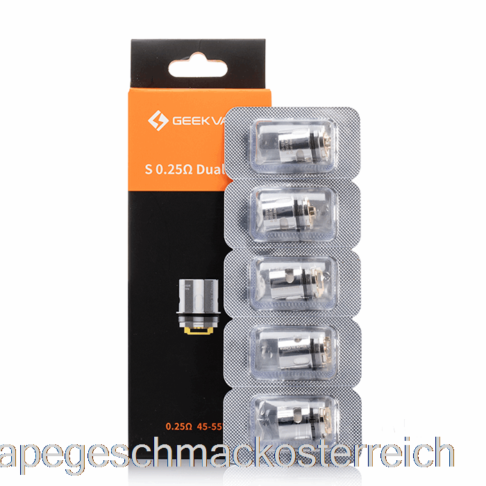 Geek Vape S Ersatzspulen 0,25 Ohm S Dual Mesh Spulen Vape Geschmack